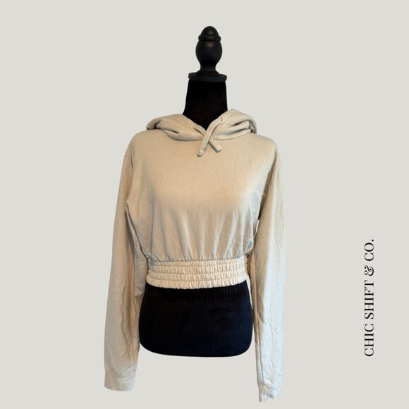 Talentless Cropped Boxing Style | NWT | Cream Neutral | Size M - Picture 1 of 5